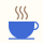Hot cup of coffee graphic